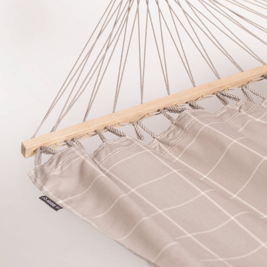 Alisio Almond - Weather-Resistant Double Spreader Bar Hammock