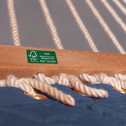 Alabama Navy Blue - Padded Kingsize Spreader Bar Hammock