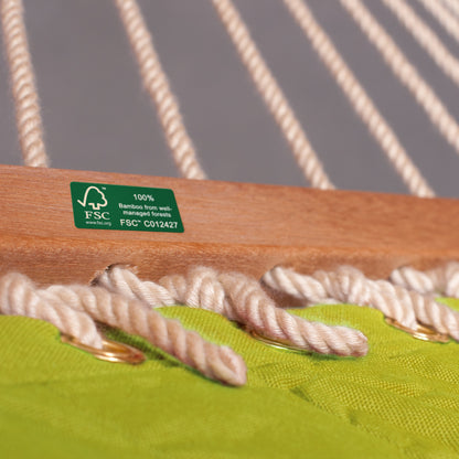 Alabama Avocado - Padded Kingsize Spreader Bar Hammock